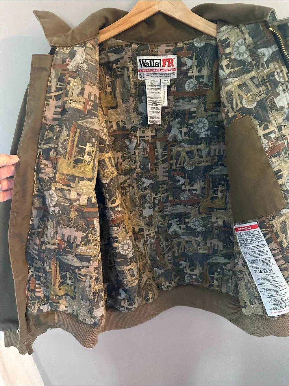 Walls Olive Green Work Jacket